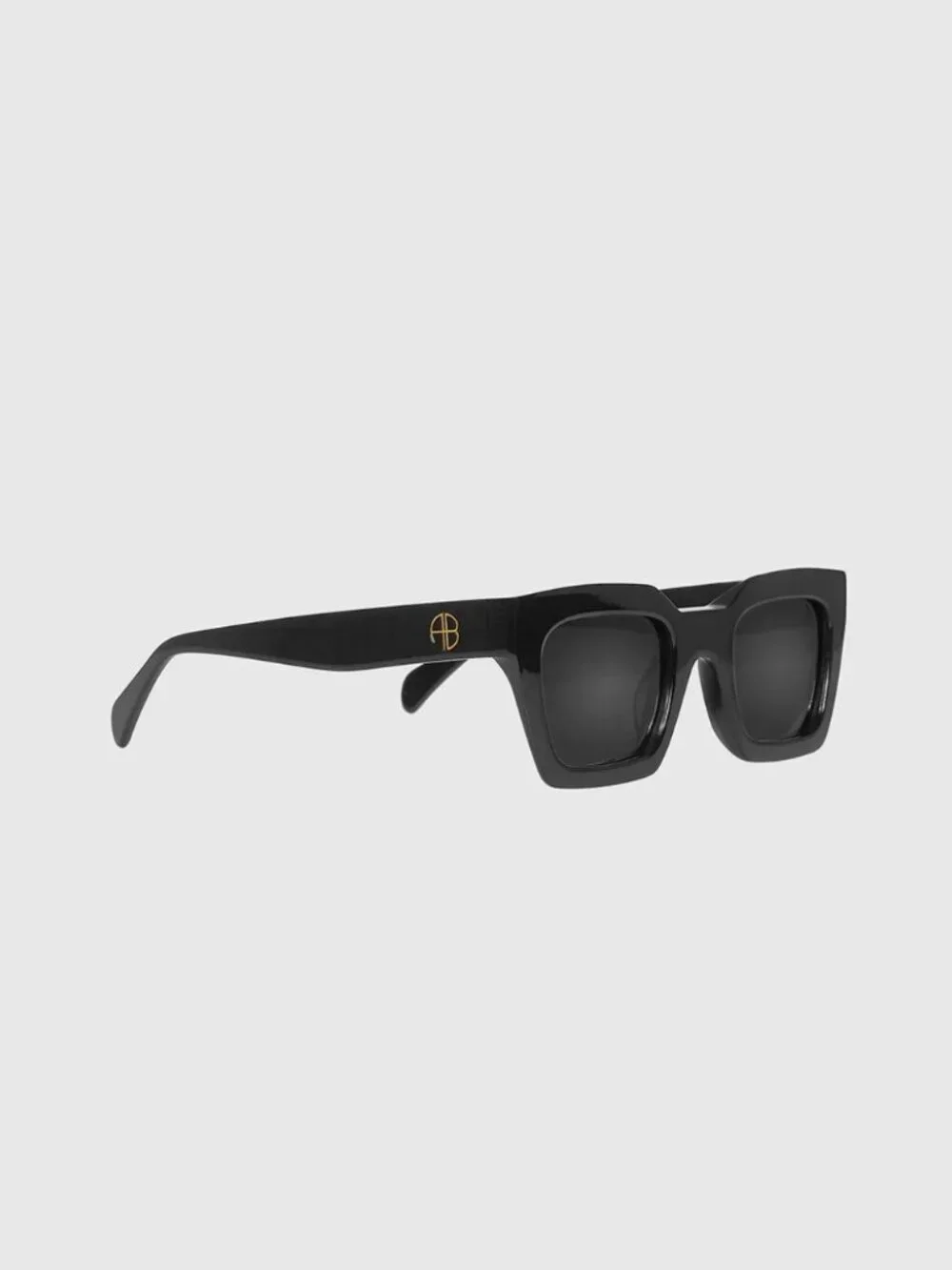 Anine Bing Black Oversized Cat-Eye Sunglasses